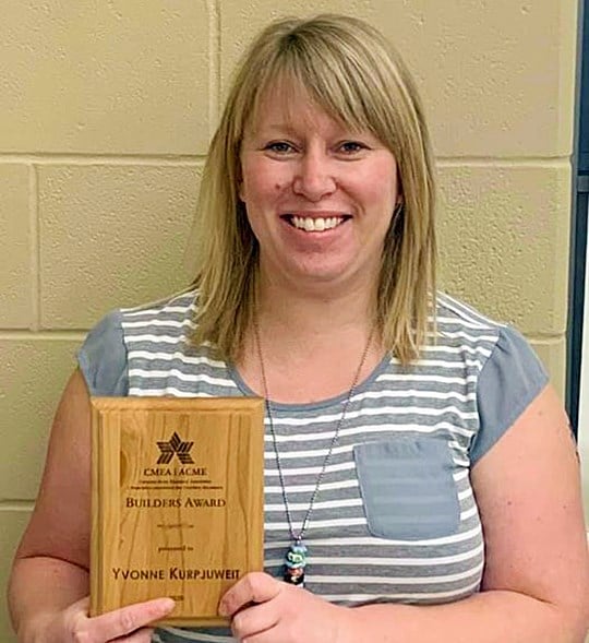 Yvonne K - CMEA award.jpg