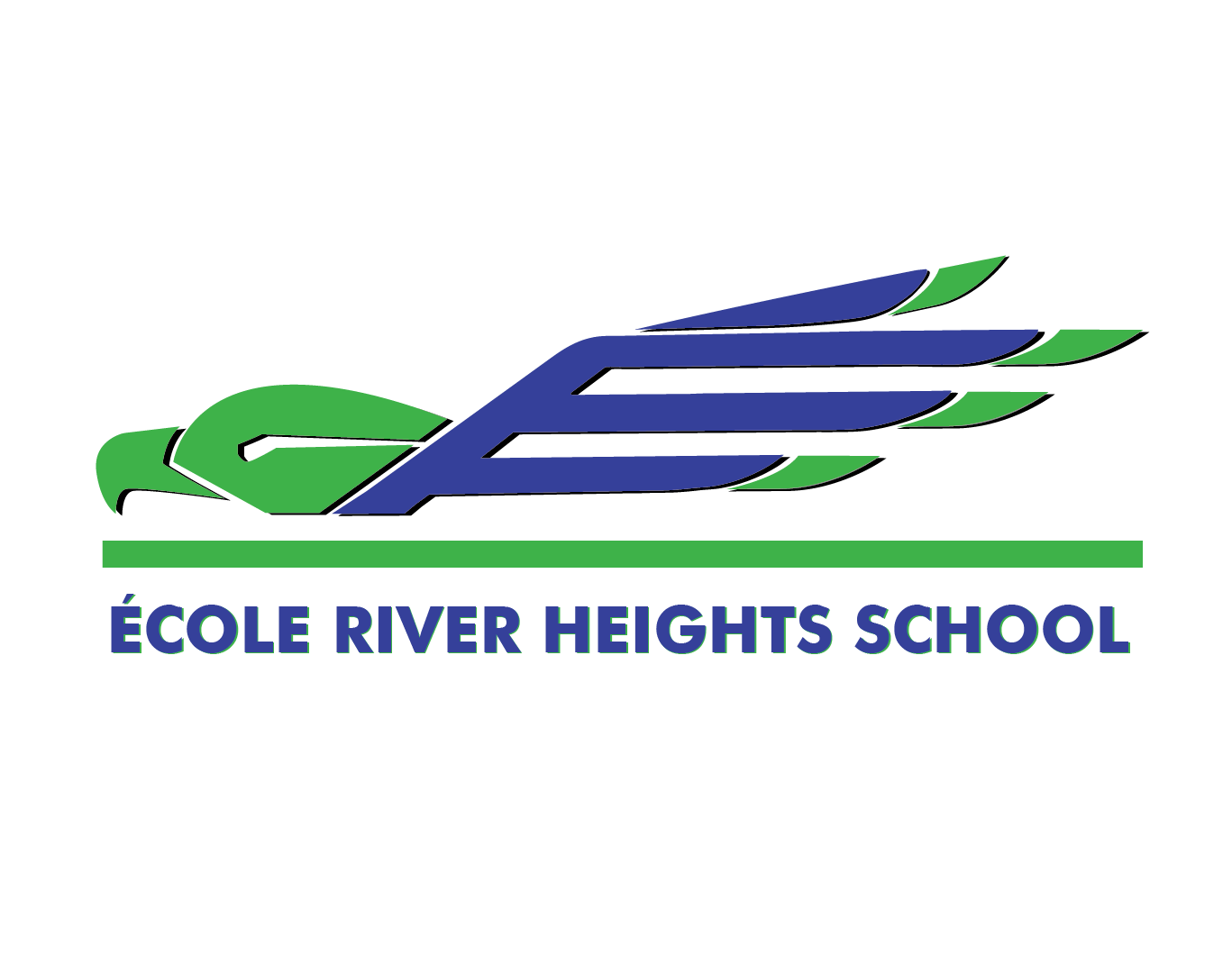 École River Heights School logo